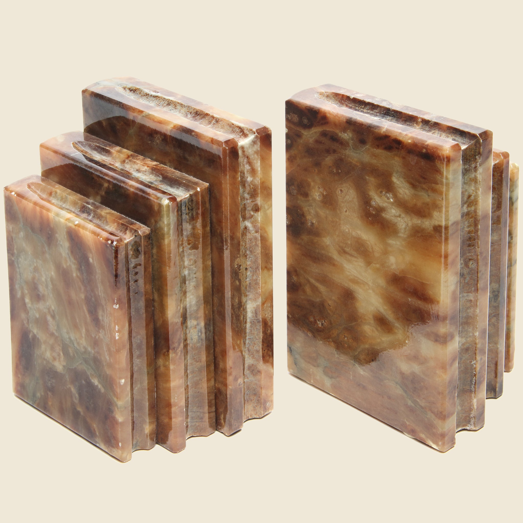 
                          Vintage Alabaster Bookends - Vintage - STAG Provisions - One &amp; Done - Furniture
                        