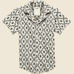 Machu Terry Shirt - Olive/White - OAS - STAG Provisions - Tops - S/S Knit