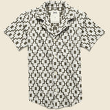 Machu Terry Shirt - Olive/White - OAS - STAG Provisions - Tops - S/S Knit