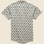 Machu Terry Shirt - Olive/White - OAS - STAG Provisions - Tops - S/S Knit