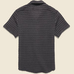 Waffle Terry Shirt - Nearly Black - OAS - STAG Provisions - Tops - S/S Knit
