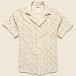 Atlas Crochet Terry Shirt - Cream - OAS - STAG Provisions - Tops - S/S Knit