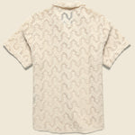 Atlas Crochet Terry Shirt - Cream - OAS - STAG Provisions - Tops - S/S Knit