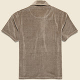 Morel Girona Velour Shirt - Brown - OAS - STAG Provisions - Tops - S/S Knit