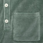 Girona Velour Shirt - Dark Green - OAS - STAG Provisions - Tops - S/S Knit