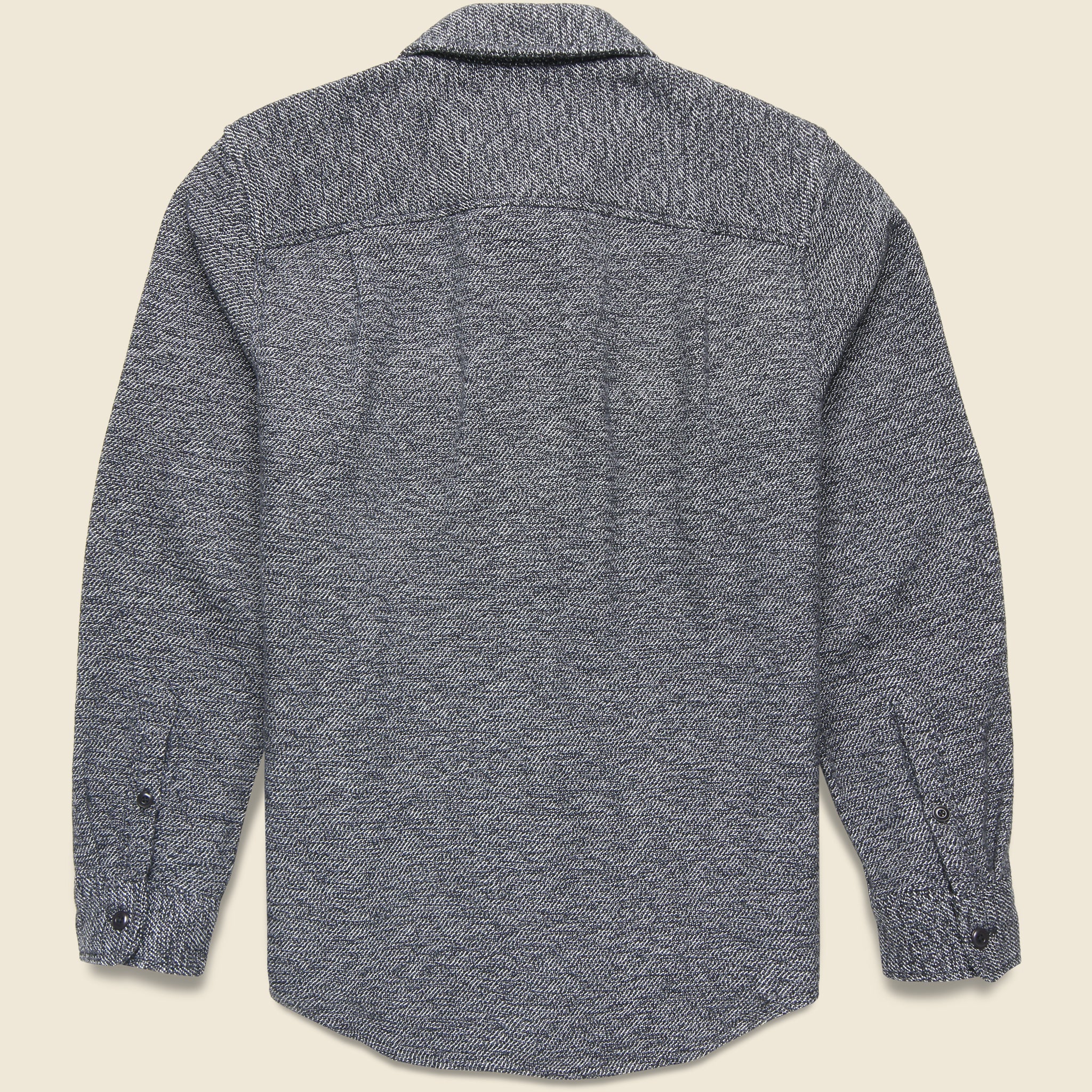 
                          Blanket Shirt - Black Jaspe Blanket - Outerknown - STAG Provisions - Tops - L/S Woven - Solid
                        