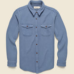 Chroma Blanket Shirt - Marine - Outerknown - STAG Provisions - Tops - L/S Woven - Solid