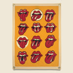 Rolling Stones Lips Banner - Oxford Pennant - STAG Provisions - Home - Art & Accessories - Decorative Object