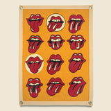 Rolling Stones Lips Banner - Oxford Pennant - STAG Provisions - Home - Art & Accessories - Decorative Object