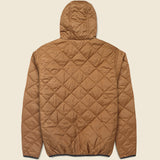 Diamond Quilted Bomber Hoody - Deer Brown - Patagonia - STAG Provisions - Outerwear - Coat / Jacket
