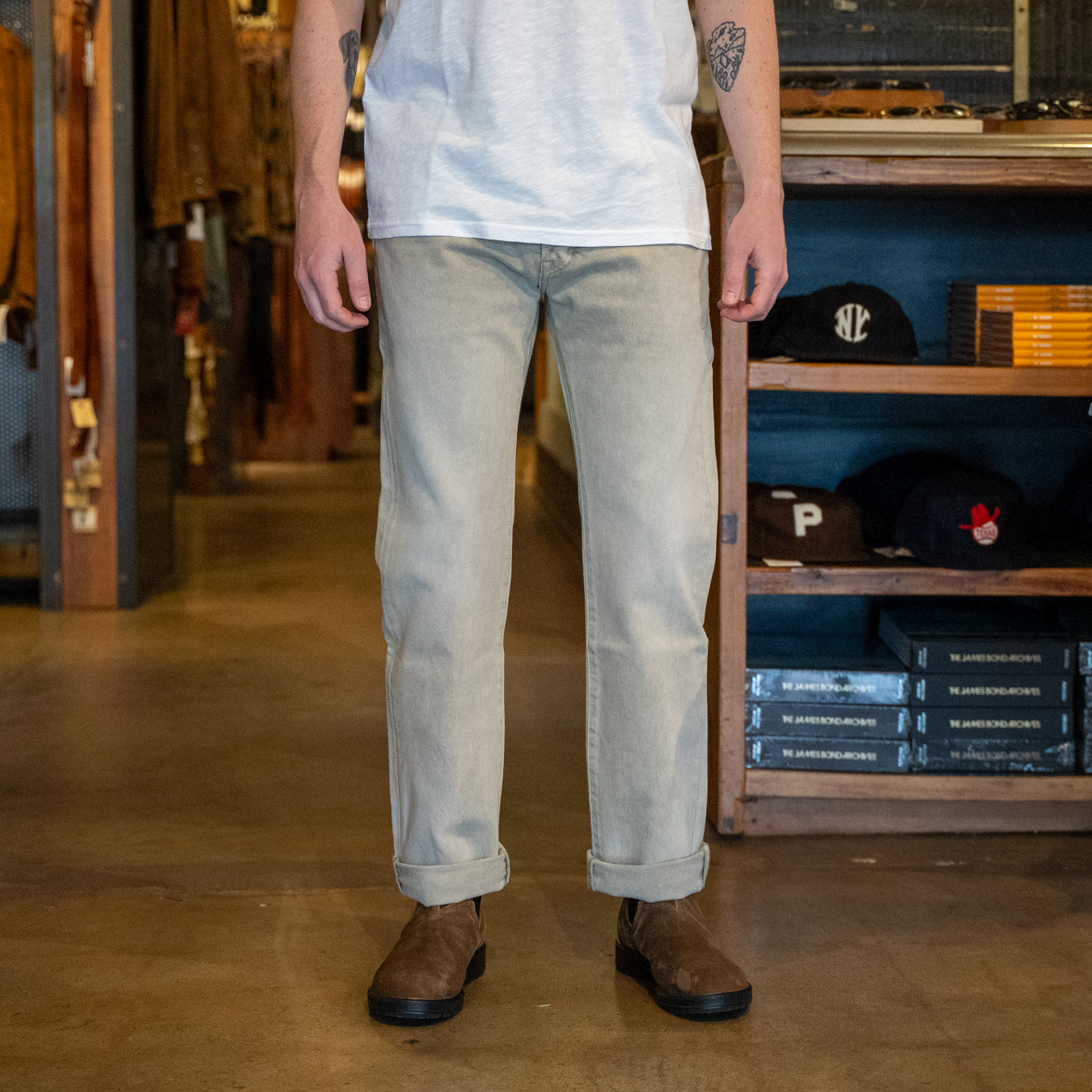 
                          501 Original Straight Jean - Lennox Sun - Levis Premium - STAG Provisions - Pants - Denim
                        