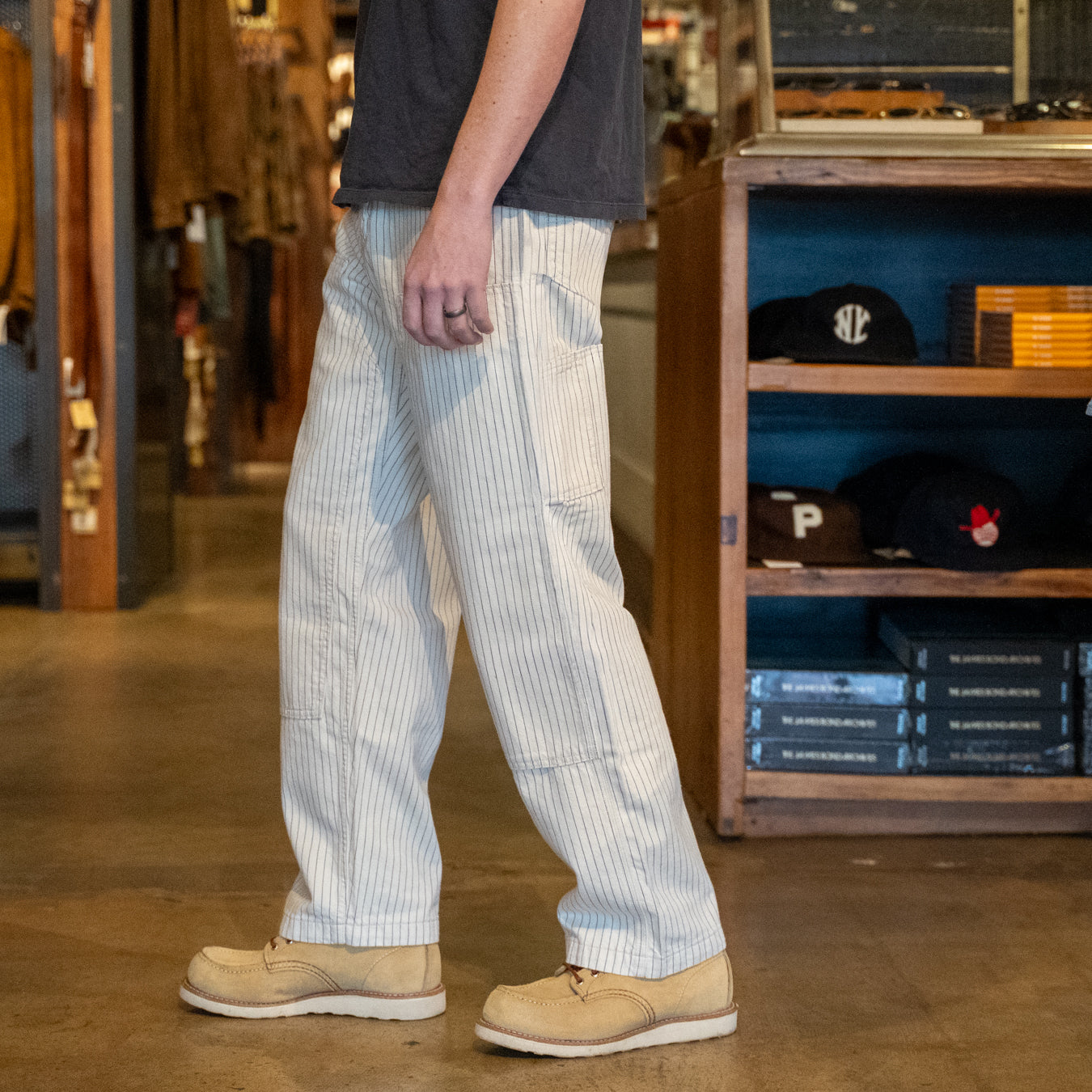 
                          568 Double Knee Carpenter Pant - Marris Stripe - Levis Premium - STAG Provisions - Pants - Denim
                        