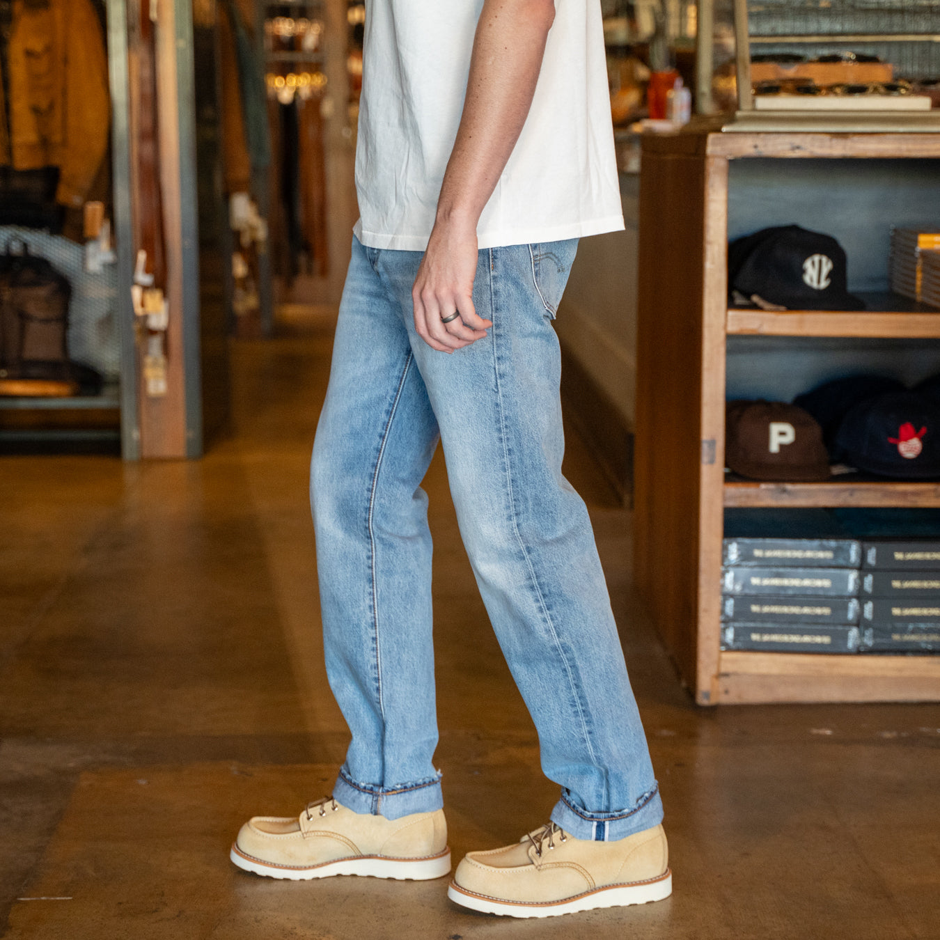 501 Original Straight Jean - Beautiful Disaster Selvedge - Levis Premium - STAG Provisions - Pants - Denim