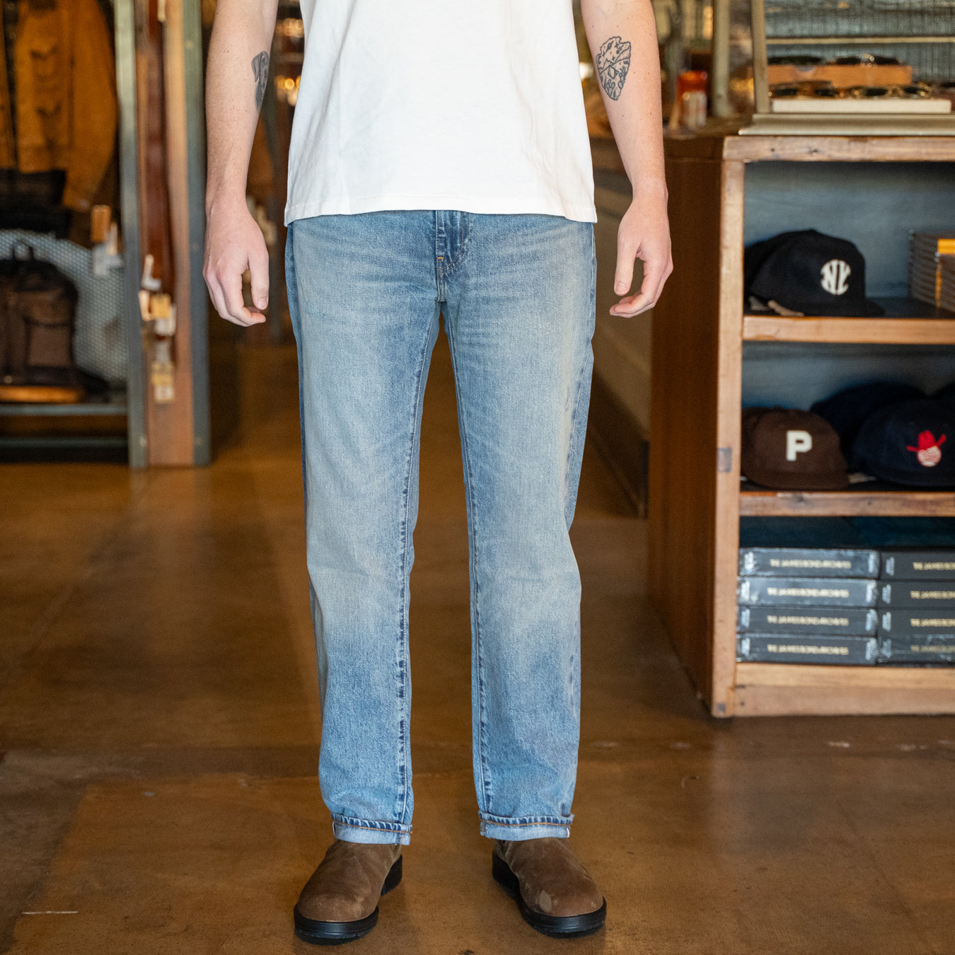 
                          505 Regular Jean - Back At It Selvedge - Levis Premium - STAG Provisions - Pants - Denim
                        