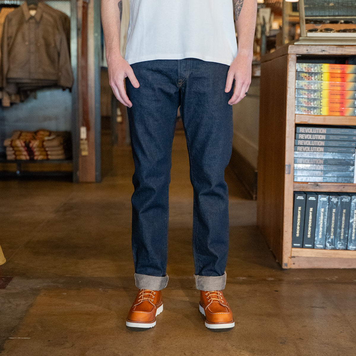 
                          Slim Fit Jean - Once Washed - RRL - STAG Provisions - Pants - Denim
                        