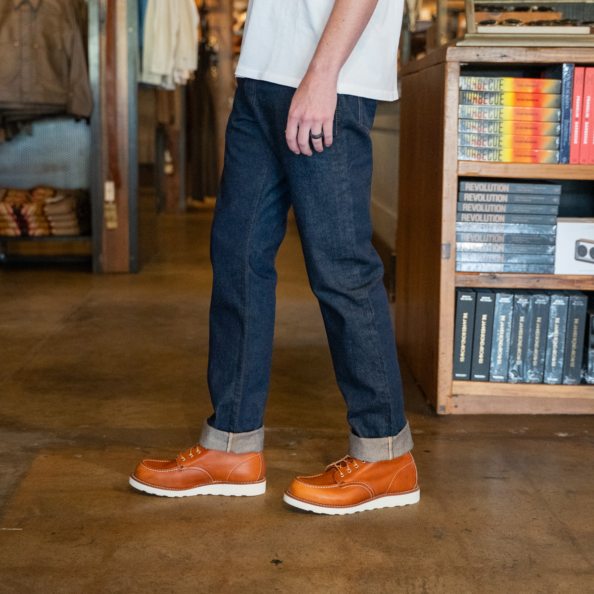 
                          Slim Fit Jean - Once Washed - RRL - STAG Provisions - Pants - Denim
                        