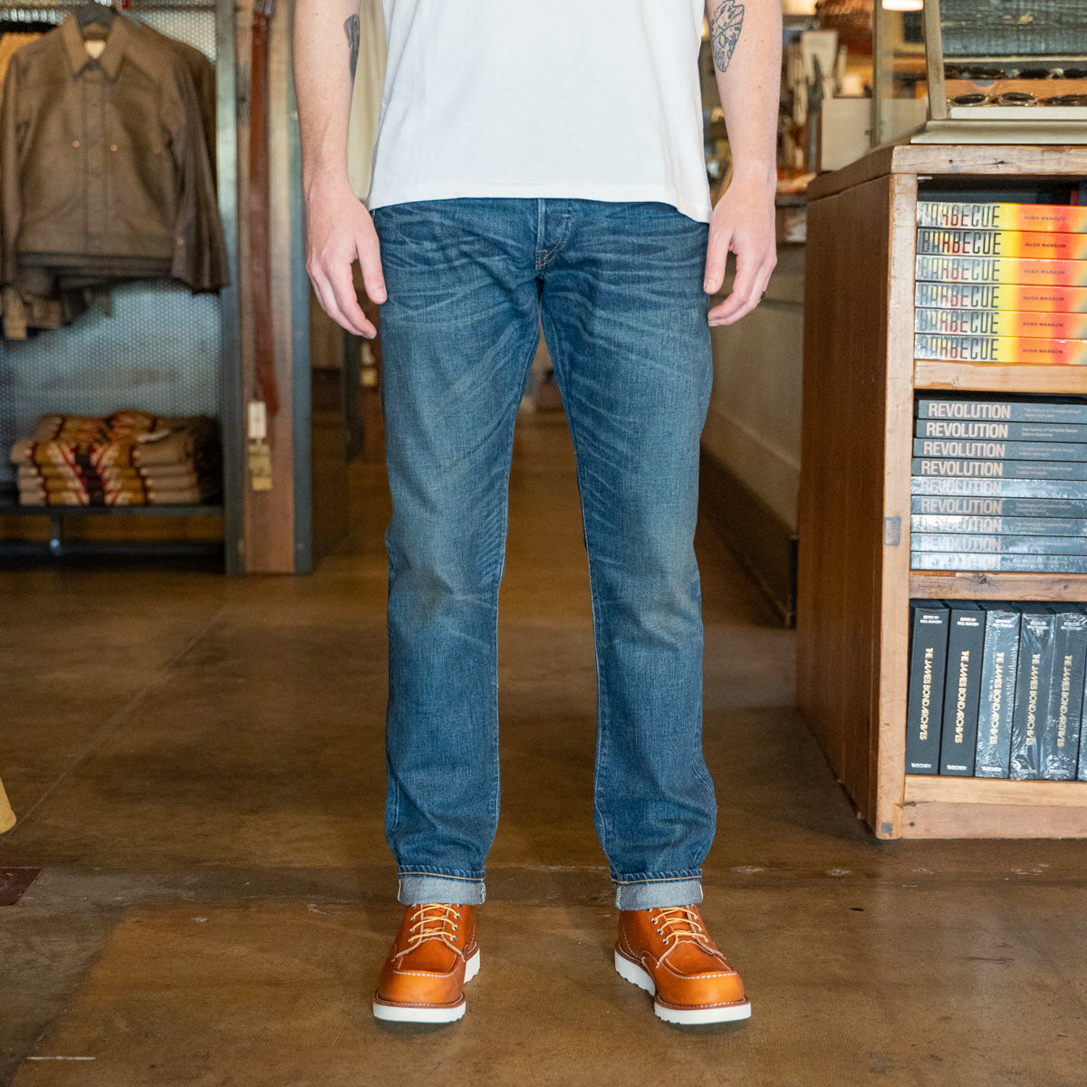 
                          Slim Fit Jean - Ridgecrest Wash - RRL - STAG Provisions - Pants - Denim
                        