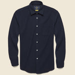 Flannel Teca Shirt - Navy - Portuguese Flannel - STAG Provisions - Tops - L/S Woven - Solid