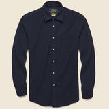 Flannel Teca Shirt - Navy - Portuguese Flannel - STAG Provisions - Tops - L/S Woven - Solid