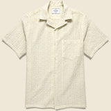 Piros Camp Shirt - White - Portuguese Flannel - STAG Provisions - Tops - S/S Woven - Other Pattern