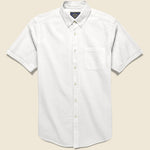 Atlantico Seersucker Shirt - White - Portuguese Flannel - STAG Provisions - Tops - S/S Woven - Seersucker