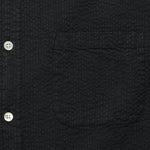 Atlantico Seersucker Shirt - Black - Portuguese Flannel - STAG Provisions - Tops - S/S Woven - Seersucker
