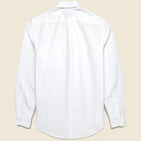 Belavista Brushed Oxford Shirt - White - Portuguese Flannel - STAG Provisions - Tops - L/S Woven - Solid