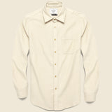 Flannel Teca Shirt - Ecru - Portuguese Flannel - STAG Provisions - Tops - L/S Woven - Solid