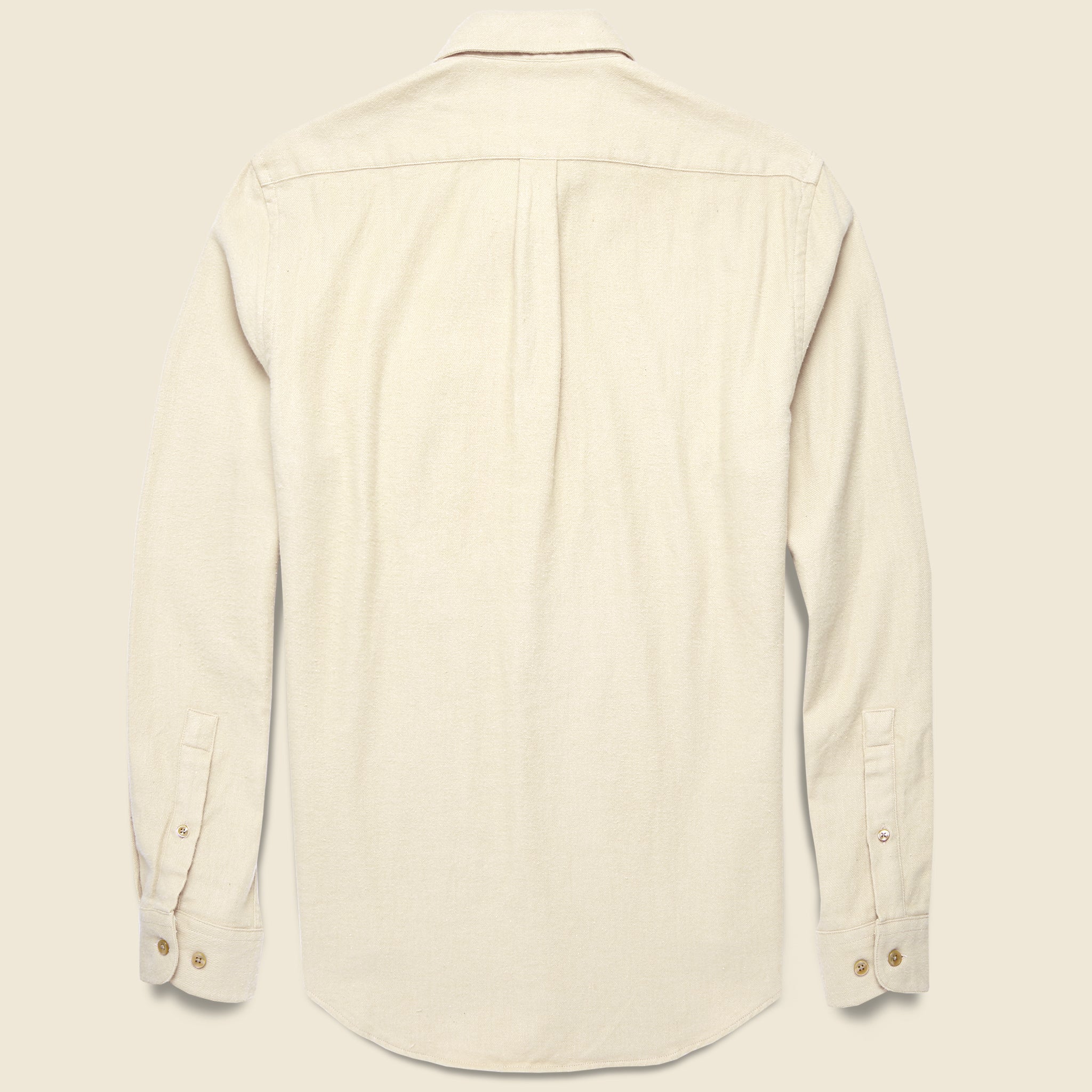 
                          Flannel Teca Shirt - Ecru - Portuguese Flannel - STAG Provisions - Tops - L/S Woven - Solid
                        