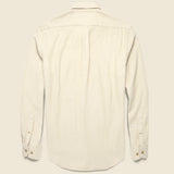 Flannel Teca Shirt - Ecru - Portuguese Flannel - STAG Provisions - Tops - L/S Woven - Solid