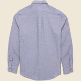 Pied Poule Shirt - Blue - Portuguese Flannel - STAG Provisions - Tops - L/S Woven - Other Pattern