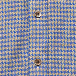 Pied Poule Shirt - Blue - Portuguese Flannel - STAG Provisions - Tops - L/S Woven - Other Pattern