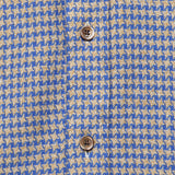 Pied Poule Shirt - Blue - Portuguese Flannel - STAG Provisions - Tops - L/S Woven - Other Pattern