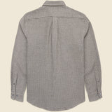 Pied Poule Shirt - Charcoal - Portuguese Flannel - STAG Provisions - Tops - L/S Woven - Other Pattern