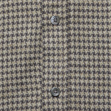 Pied Poule Shirt - Charcoal - Portuguese Flannel - STAG Provisions - Tops - L/S Woven - Other Pattern