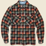 Block Overshirt - Brick/Green/Multi - Portuguese Flannel - STAG Provisions - Tops - L/S Woven - Overshirt