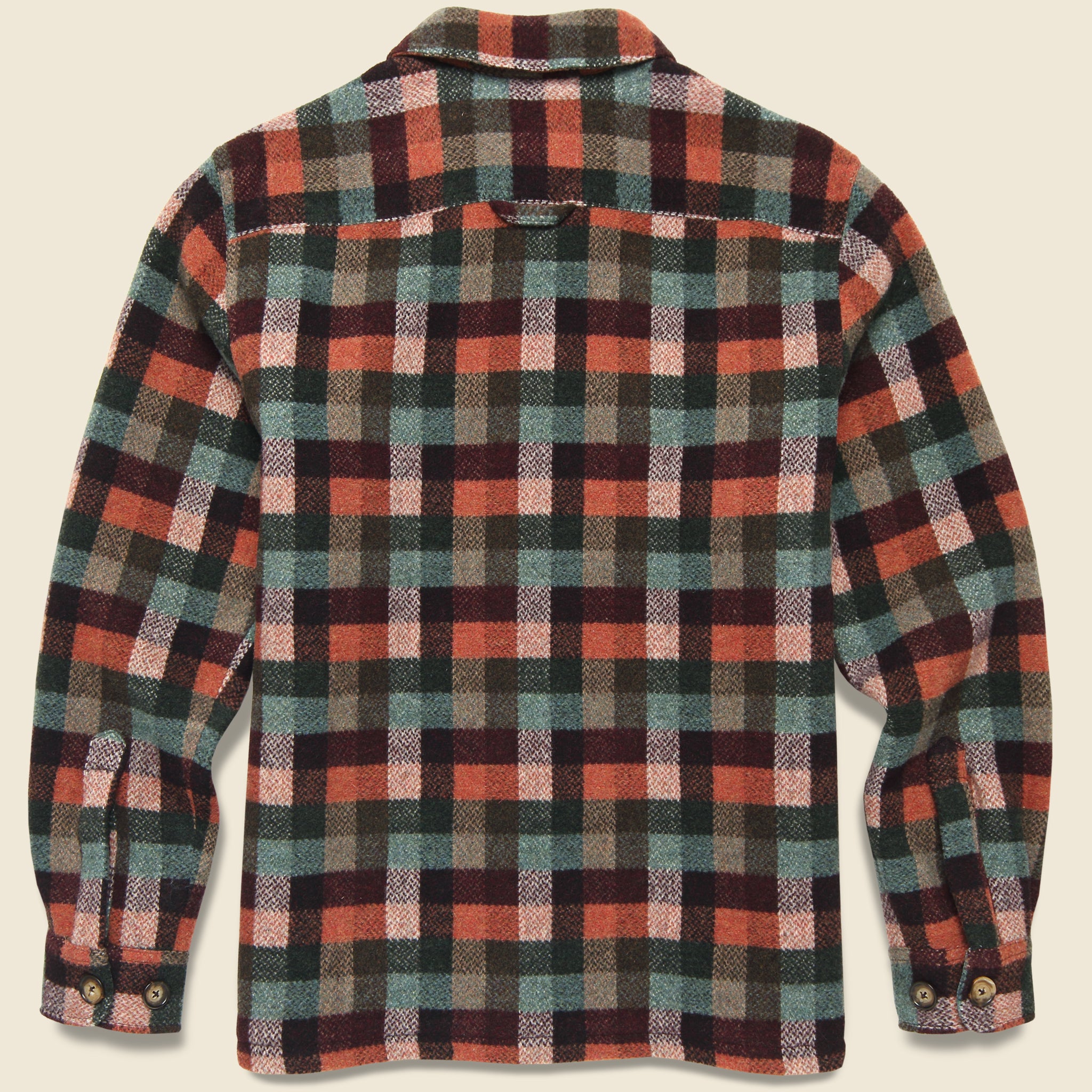 
                          Block Overshirt - Brick/Green/Multi - Portuguese Flannel - STAG Provisions - Tops - L/S Woven - Overshirt
                        