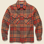 Ignition Overshirt - Tan/Red - Portuguese Flannel - STAG Provisions - Tops - L/S Woven - Overshirt