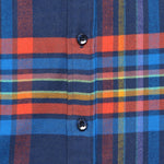 Basti Shirt - Blue/Orange - Portuguese Flannel - STAG Provisions - Tops - L/S Woven - Plaid