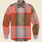 Verso Shirt - Pink/Brick/Multi - Portuguese Flannel - STAG Provisions - Tops - L/S Woven - Plaid