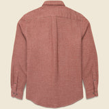 Pied Poule Shirt - Clay - Portuguese Flannel - STAG Provisions - Tops - L/S Woven - Other Pattern