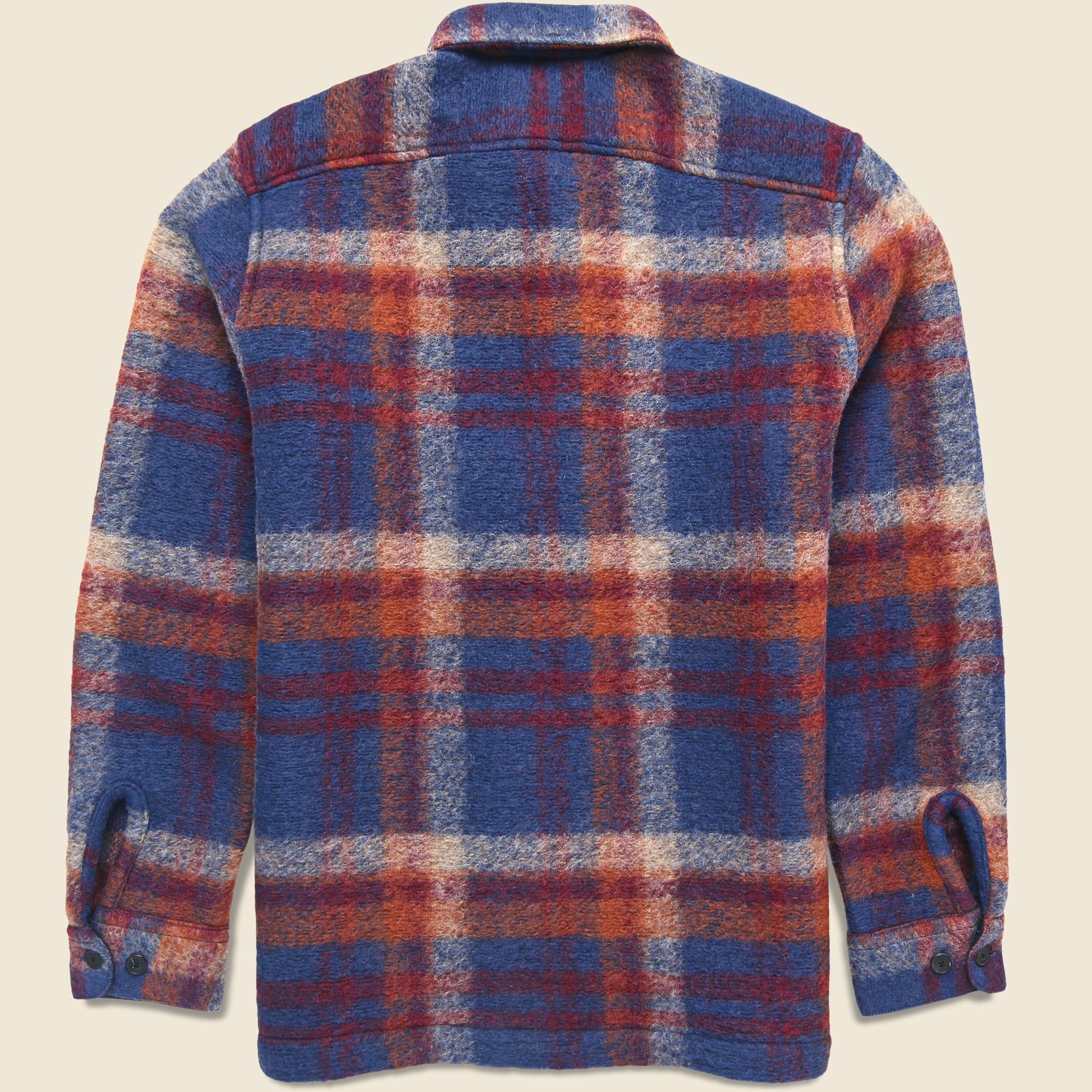 Parker Overshirt - Blue - Portuguese Flannel - STAG Provisions - Tops - L/S Woven - Overshirt