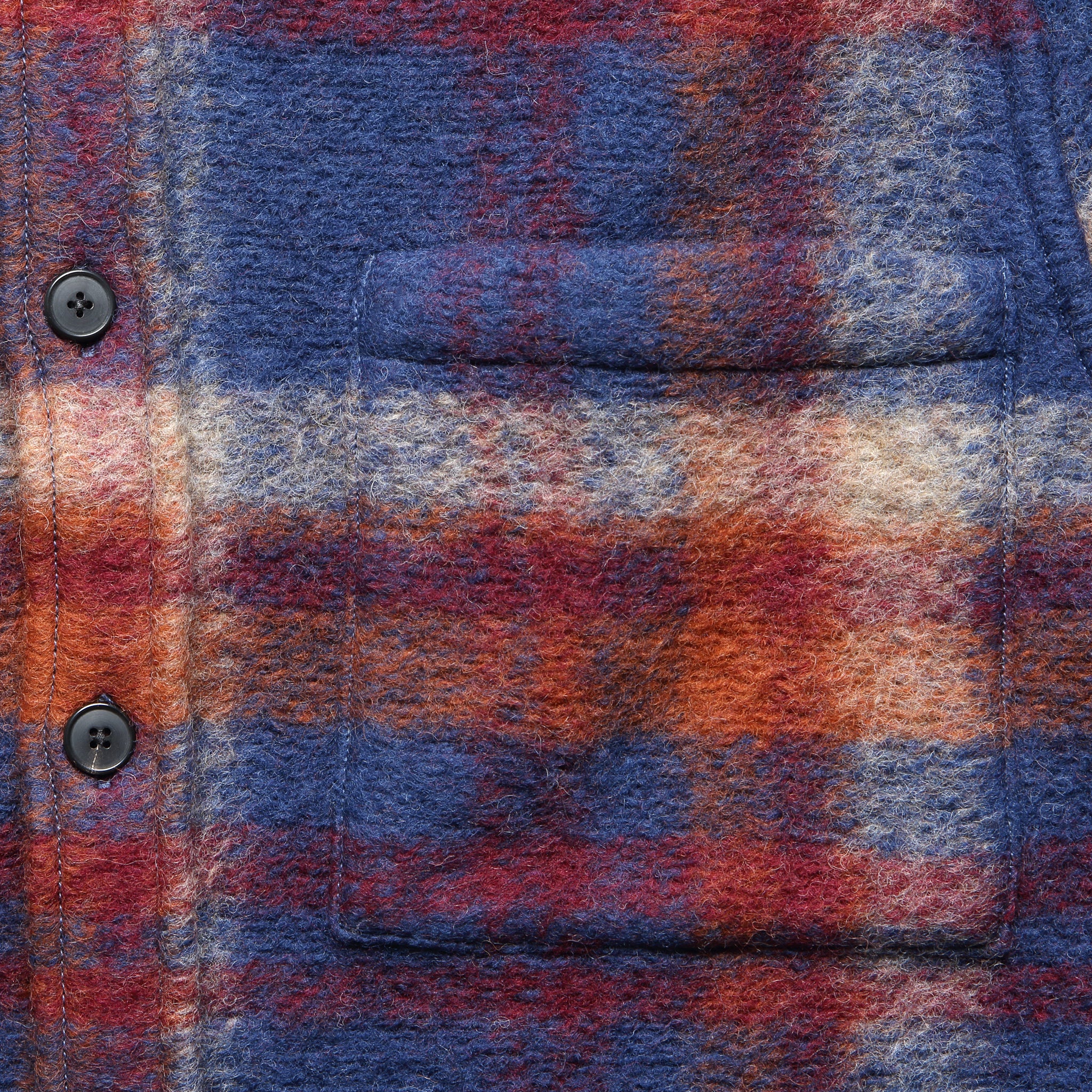 Parker Overshirt - Blue - Portuguese Flannel - STAG Provisions - Tops - L/S Woven - Overshirt