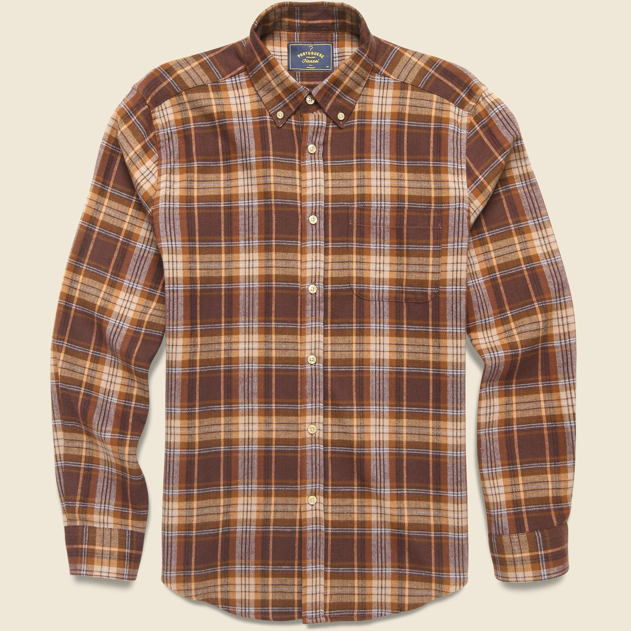 Apollo Shirt - Brown - Portuguese Flannel - STAG Provisions - Tops - L/S Woven - Plaid