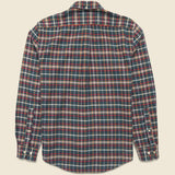 Forest Train Shirt - Green - Portuguese Flannel - STAG Provisions - Tops - L/S Woven - Plaid