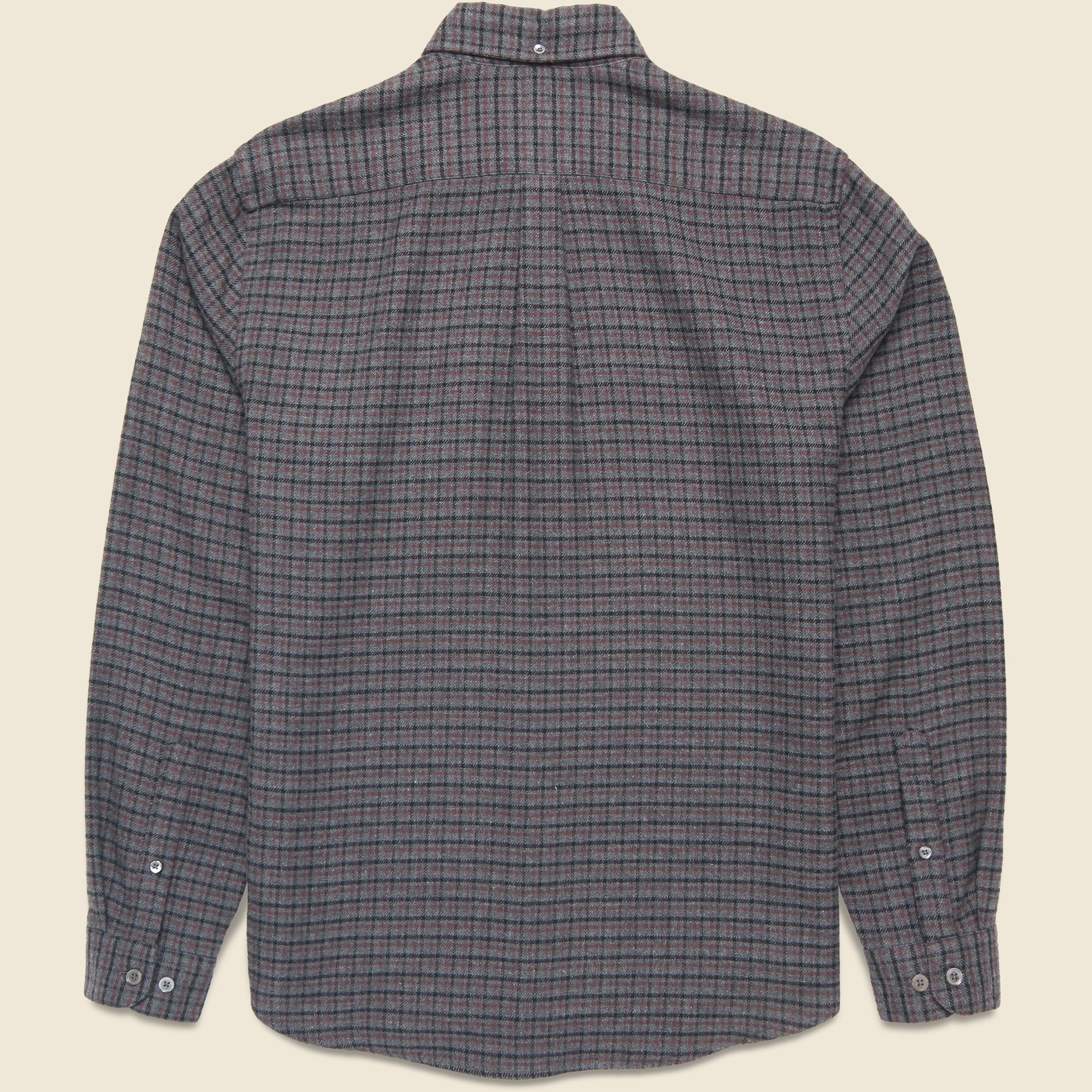 
                          Port Shirt - Charcoal - Portuguese Flannel - STAG Provisions - Tops - L/S Woven - Plaid
                        