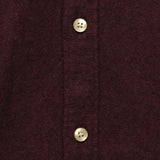 Flannel Teca Shirt - Bordeaux - Portuguese Flannel - STAG Provisions - Tops - L/S Woven - Solid