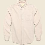 Belavista Striped Oxford Shirt - Salmon - Portuguese Flannel - STAG Provisions - Tops - L/S Woven - Stripe