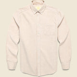 Belavista Striped Oxford Shirt - Salmon - Portuguese Flannel - STAG Provisions - Tops - L/S Woven - Stripe