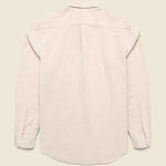 Belavista Striped Oxford Shirt - Salmon - Portuguese Flannel - STAG Provisions - Tops - L/S Woven - Stripe